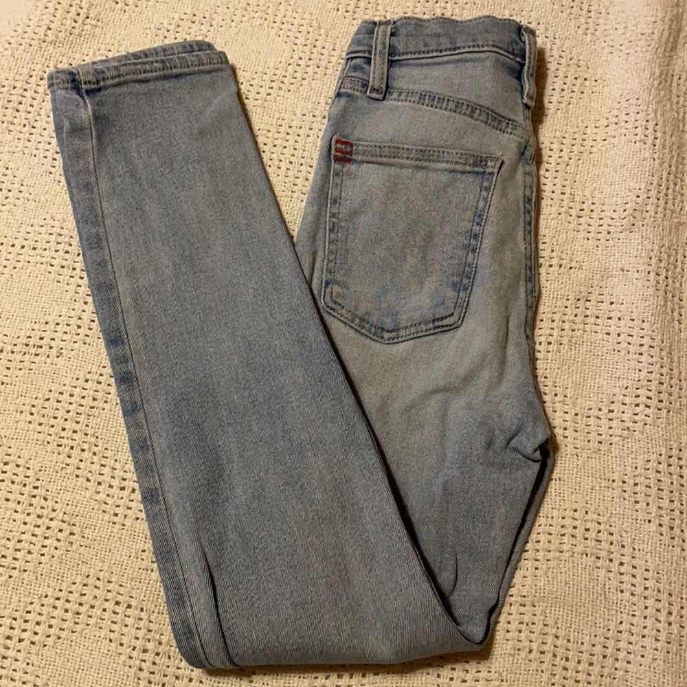 BDG UO girlfriend high rise cropped jeans